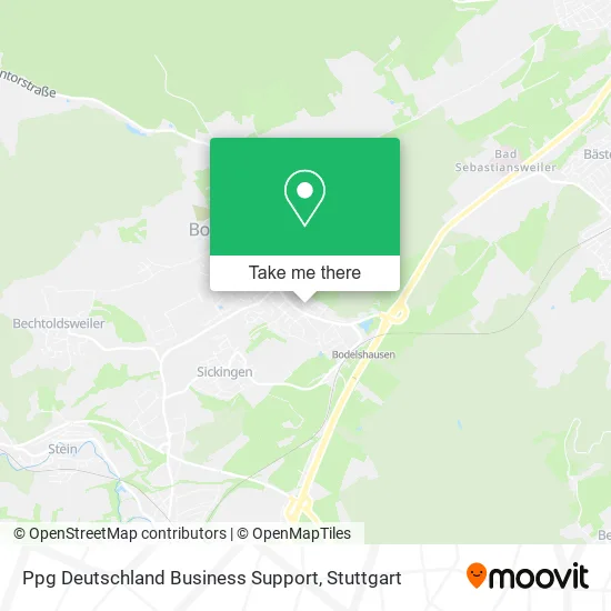 Карта Ppg Deutschland Business Support