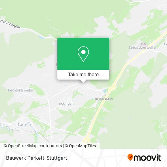 Карта Bauwerk Parkett