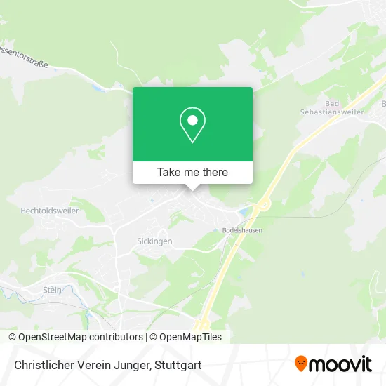 Карта Christlicher Verein Junger