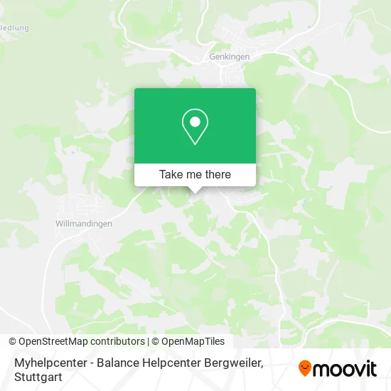 Карта Myhelpcenter - Balance Helpcenter Bergweiler