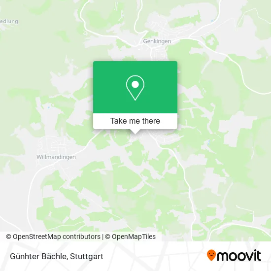 Карта Günhter Bächle