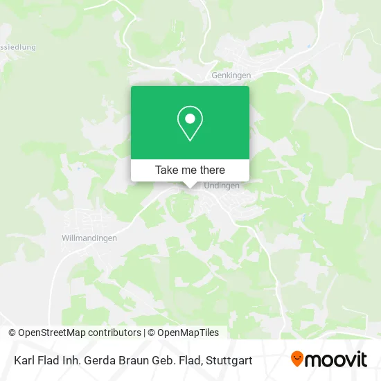 Карта Karl Flad Inh. Gerda Braun Geb. Flad