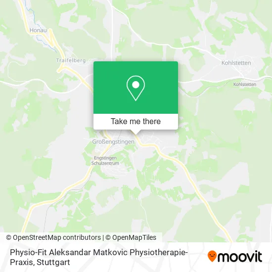 Карта Physio-Fit Aleksandar Matkovic Physiotherapie-Praxis
