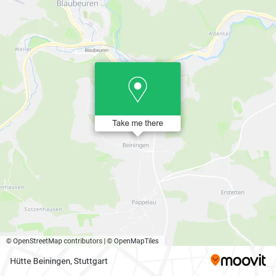 Карта Hütte Beiningen