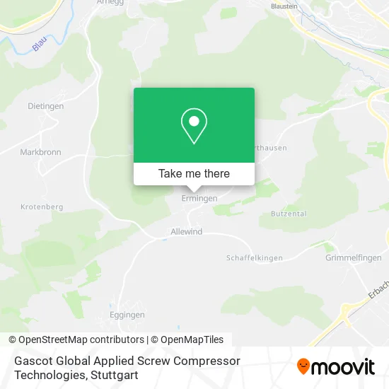 Карта Gascot Global Applied Screw Compressor Technologies