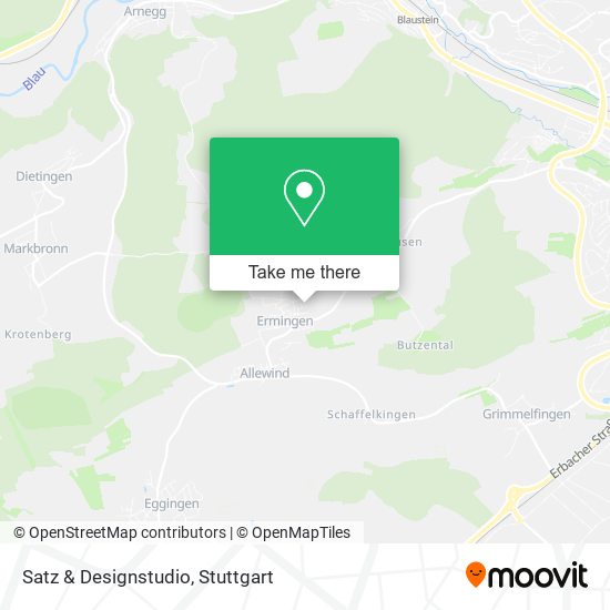 Satz & Designstudio map