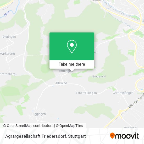 Agrargesellschaft Friedersdorf map
