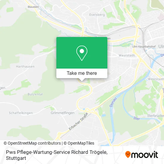 Карта Pws Pflege-Wartung-Service Richard Trögele