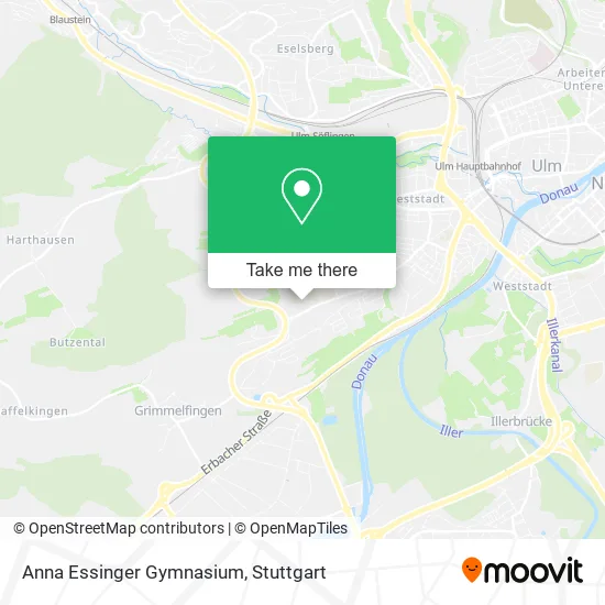 Карта Anna Essinger Gymnasium
