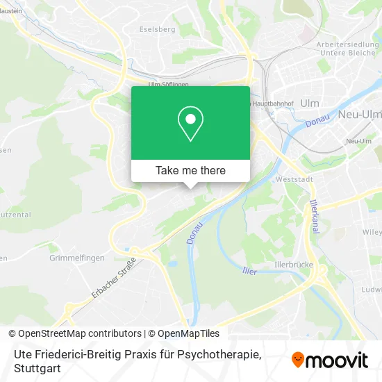 Карта Ute Friederici-Breitig Praxis für Psychotherapie