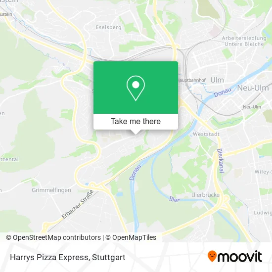 Карта Harrys Pizza Express