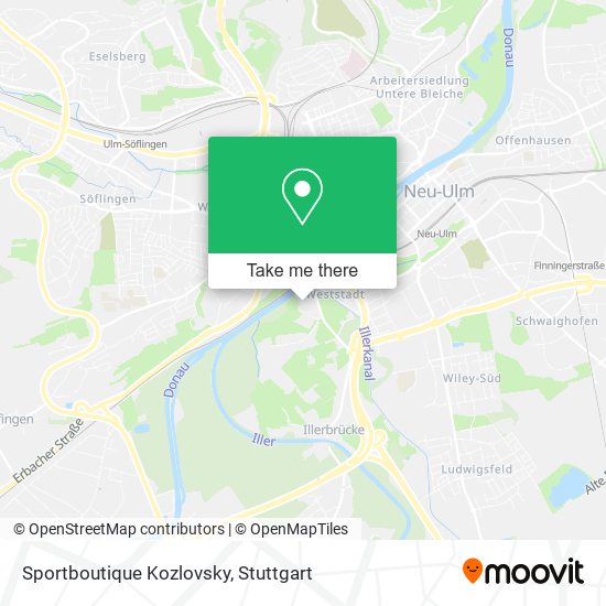 Sportboutique Kozlovsky map