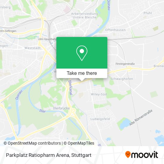 Parkplatz Ratiopharm Arena map