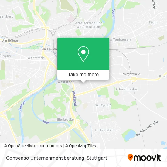 Карта Consenso Unternehmensberatung