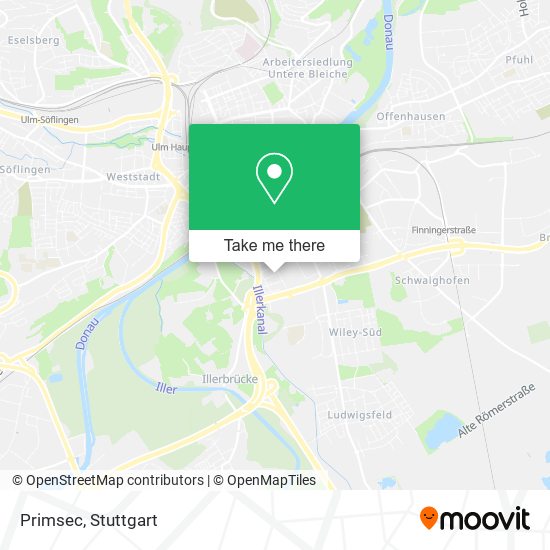 Primsec map