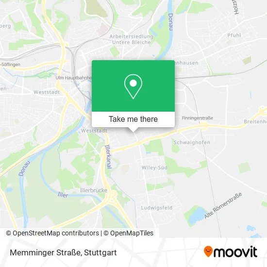 Карта Memminger Straße