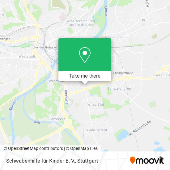 Schwabenhilfe für Kinder E. V. map