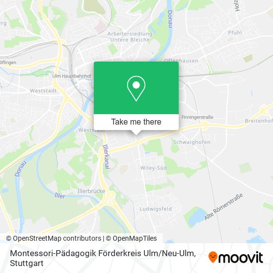 Montessori-Pädagogik Förderkreis Ulm / Neu-Ulm map