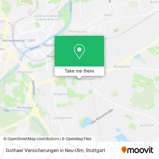 Карта Gothaer Versicherungen in Neu-Ulm