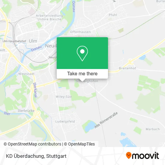 Карта KD Überdachung