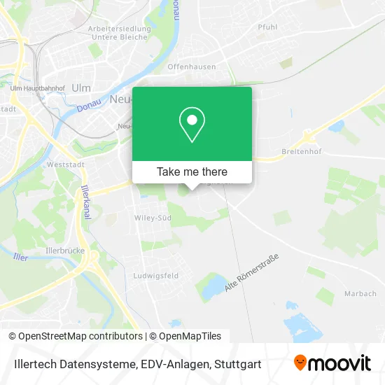 Карта Illertech Datensysteme, EDV-Anlagen