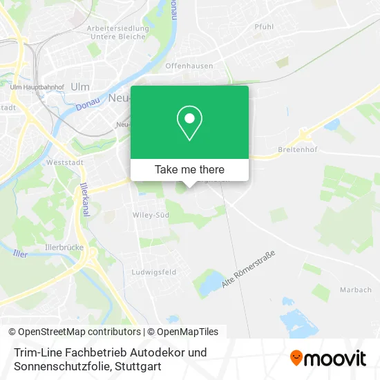 Карта Trim-Line Fachbetrieb Autodekor und Sonnenschutzfolie
