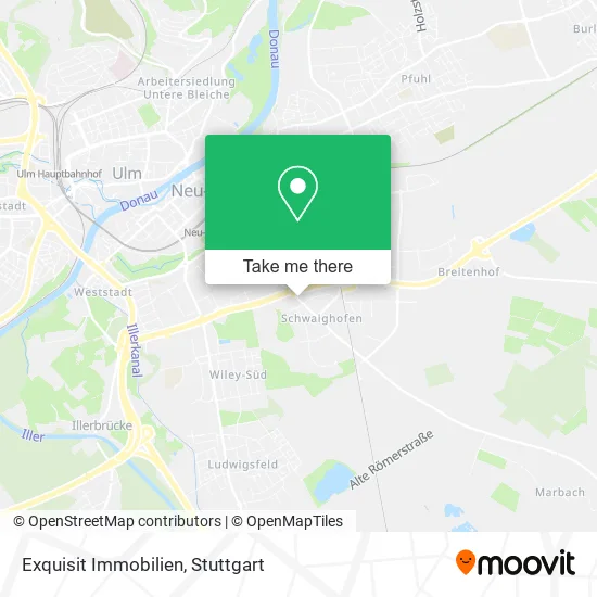 Карта Exquisit Immobilien