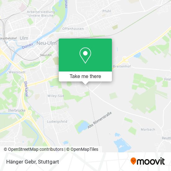 Карта Hänger Gebr