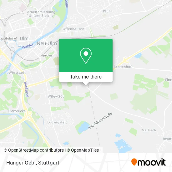 Карта Hänger Gebr