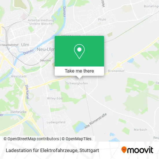 Карта Ladestation für Elektrofahrzeuge