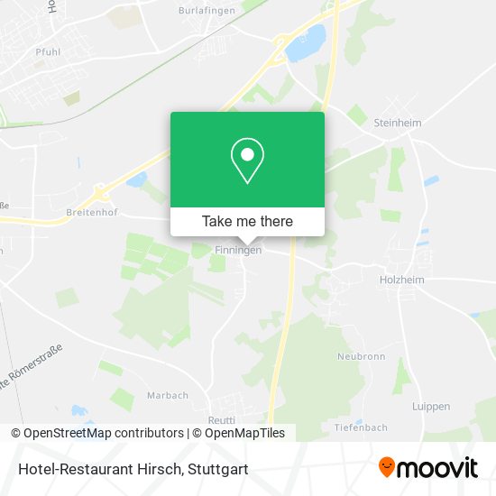 Hotel-Restaurant Hirsch map