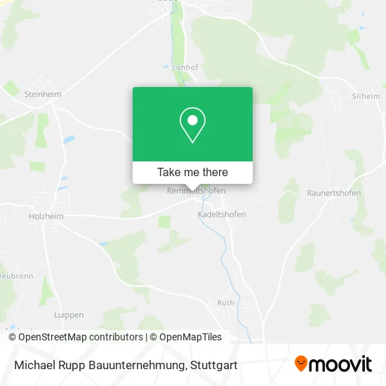 Карта Michael Rupp Bauunternehmung
