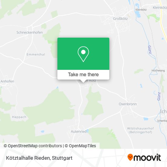 Kötztalhalle Rieden map