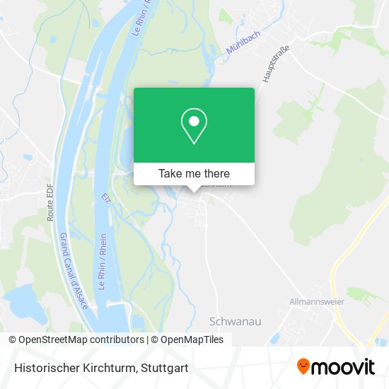 Historischer Kirchturm map