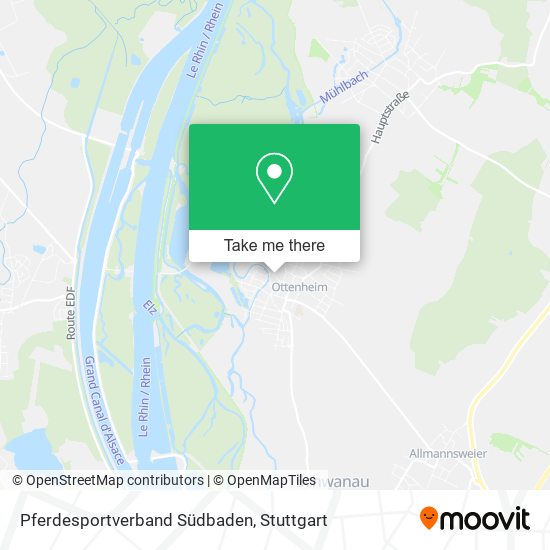 Pferdesportverband Südbaden map