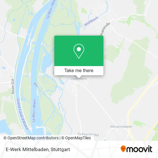 Карта E-Werk Mittelbaden