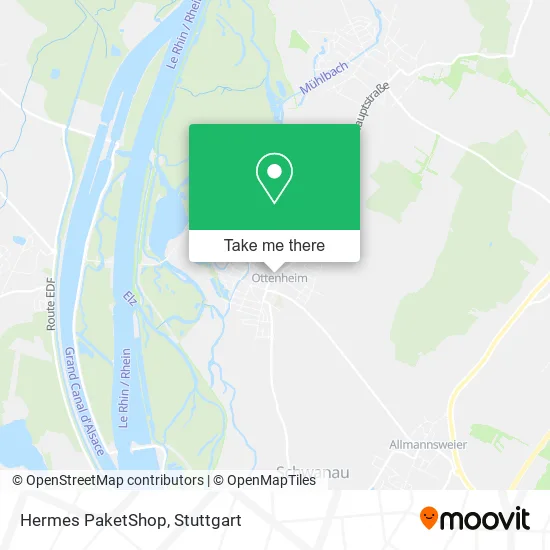 Карта Hermes PaketShop