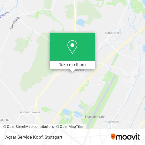 Agrar Service Kopf map