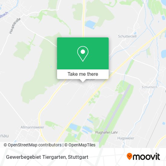 Gewerbegebiet Tiergarten map