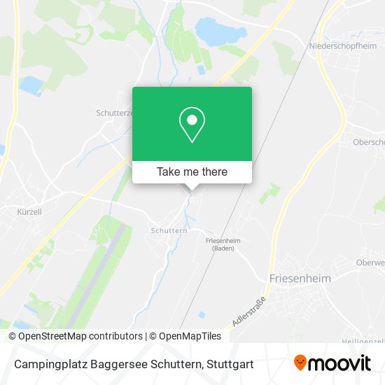 Карта Campingplatz Baggersee Schuttern