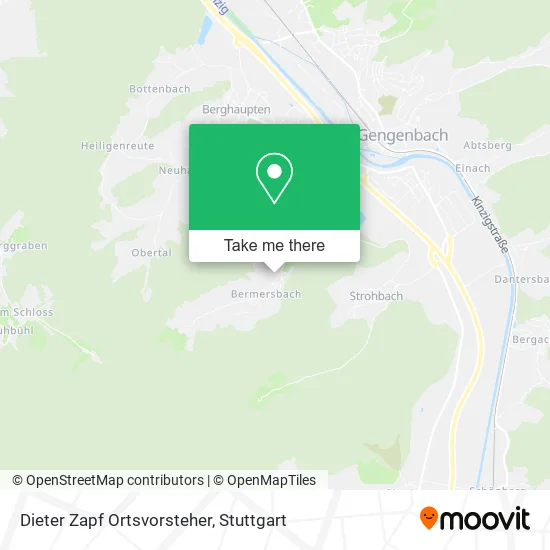 Карта Dieter Zapf Ortsvorsteher