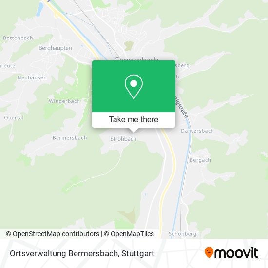 Ortsverwaltung Bermersbach map