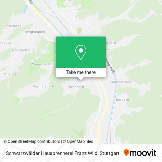 Schwarzwälder Hausbrennerei Franz Wild map