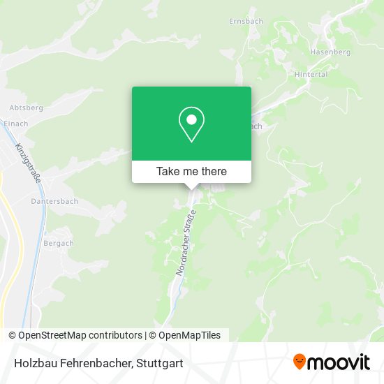 Holzbau Fehrenbacher map