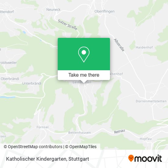 Katholischer Kindergarten map