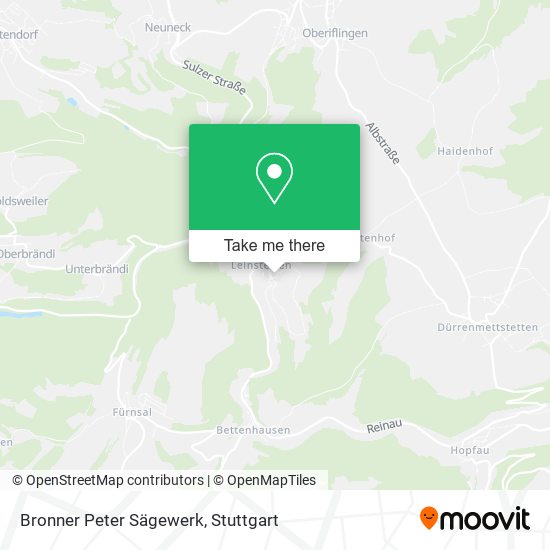 Bronner Peter Sägewerk map