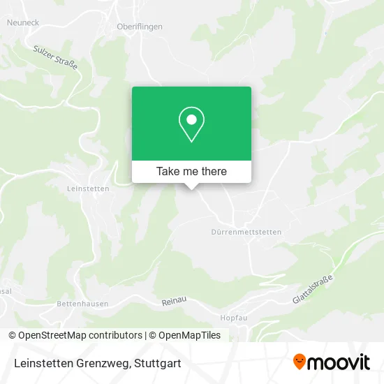 Карта Leinstetten Grenzweg