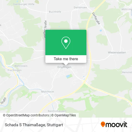 Карта Schada S Thaimaßage