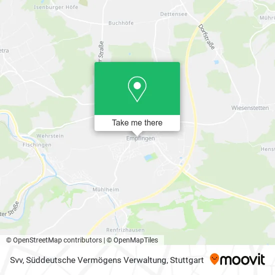 Карта Svv, Süddeutsche Vermögens Verwaltung