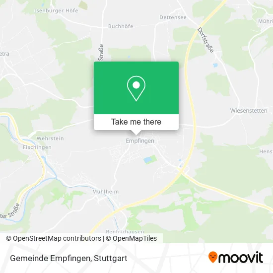 Карта Gemeinde Empfingen
